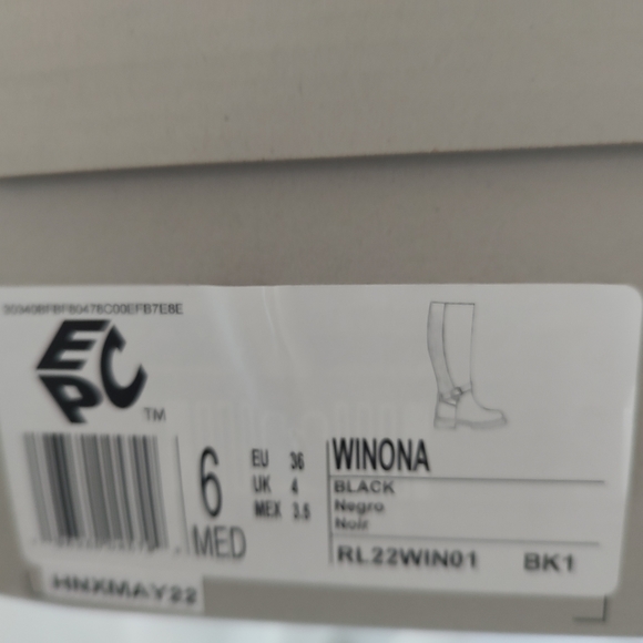 Kenneth Cole Reaction Woman's Tall Winnona Riding Boot Black Sz 6 - Picture 7 of 8